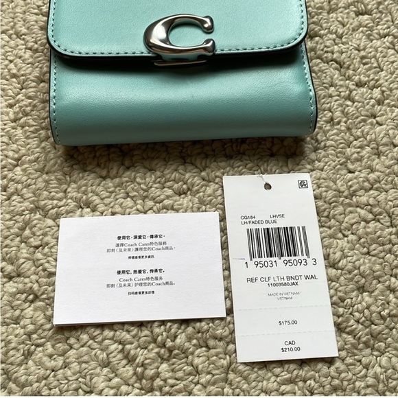 Coach Blue Leather Wallet - Picture 13 of 16